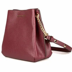 Michael Kors Sacs|Sac seau en Cuir Teagen bordeaux - 17x12x9 cm