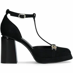 Liu-Jo Sandales À Talons|Salomés en Cuir Nana noires