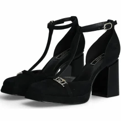 Liu-Jo Sandales À Talons|Salomés en Cuir Nana noires