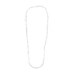 Aurelie Bidermann Colliers|Sautoir Rosebud argenté