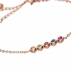 Amelia Parker Montres|Set Montre Femme & Bracelet Gold Plaza en Acier rose doré