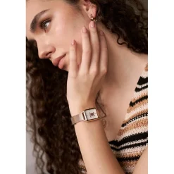 Amelia Parker Montres|Set Montre Femme & Bracelet Serenity en Acier rose doré