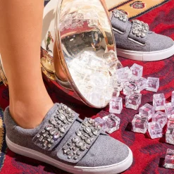 Cosmoparis Baskets|Sneakers Edya grises