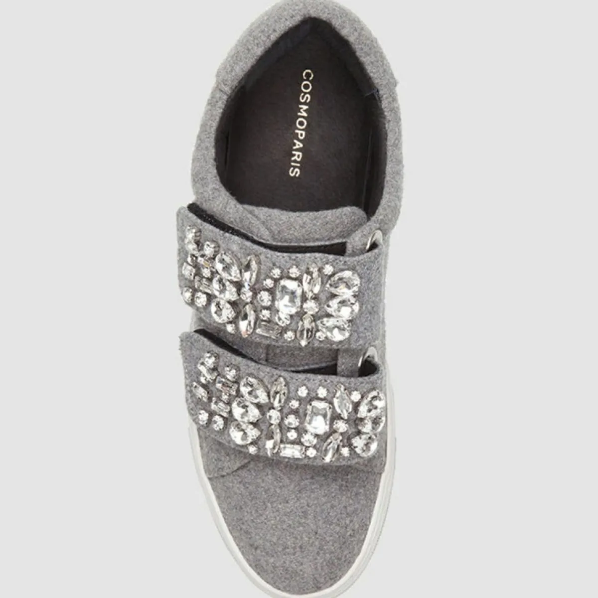 Cosmoparis Baskets|Sneakers Edya grises