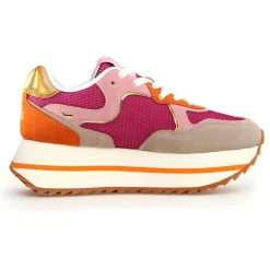 W6YZ Baskets|Sneakers en Cuir Deva beiges