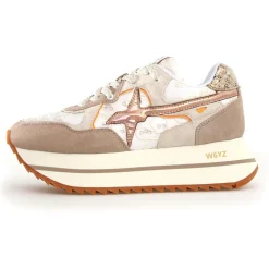W6YZ Baskets|Sneakers en Cuir Deva beiges