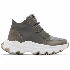 Sorel Baskets|Sneakers en Cuir imperméables Kinetic™ Breakthru Caribou grises