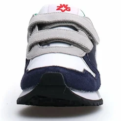 W6YZ Baskets|Sneakers en Cuir Jet marine/blanc