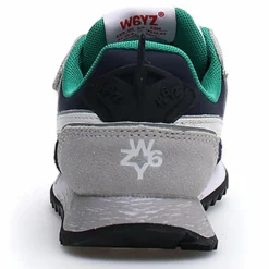 W6YZ Baskets|Sneakers en Cuir Jet marine/blanc