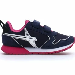 W6YZ Baskets|Sneakers en Cuir Jet marine