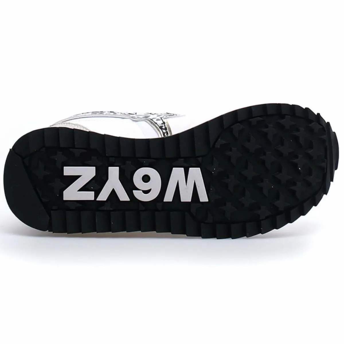 W6YZ Baskets|Sneakers en Cuir Kis blanc/beige/léopard