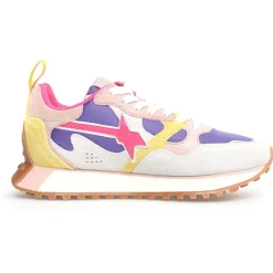 W6YZ Baskets|Sneakers en Cuir Loop argentées