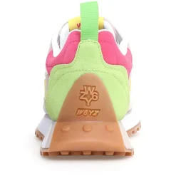 W6YZ Baskets|Sneakers en Cuir Loop argentées