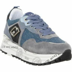 Liu-Jo Baskets|Sneakers en Cuir Mahaut jean