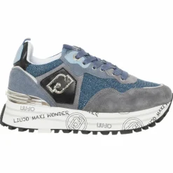 Liu-Jo Baskets|Sneakers en Cuir Mahaut jean