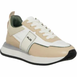 Cesare Paciotti 4Us Baskets|Sneakers en Cuir Susan blanc/beige