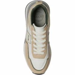 Cesare Paciotti 4Us Baskets|Sneakers en Cuir Susan blanc/beige