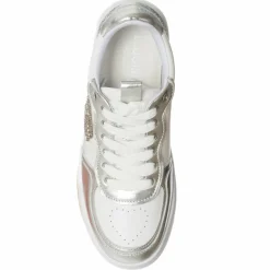 Blugirl Blumarine Baskets|Sneakers en Cuir Wow blanc/argenté