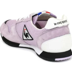 Le Coq Sportif Baskets|Sneakers en Mesh & Velours de Cuir Made in France Race orchidée