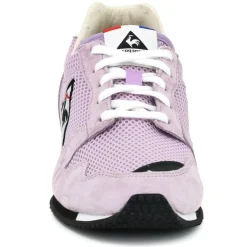 Le Coq Sportif Baskets|Sneakers en Mesh & Velours de Cuir Made in France Race orchidée