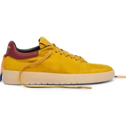 Barracuda Baskets|Sneakers en Velours de cuir Isabella jaunes