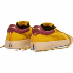 Barracuda Baskets|Sneakers en Velours de cuir Isabella jaunes
