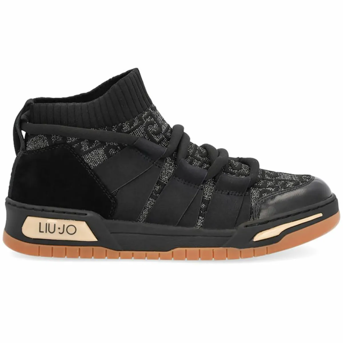 Liu-Jo Baskets|Sneakers Gyn noir/argenté