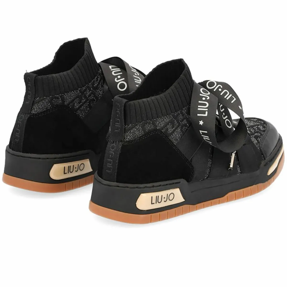 Liu-Jo Baskets|Sneakers Gyn noir/argenté