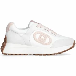 Liu-Jo Baskets|Sneakers Lolo en Cuir roses