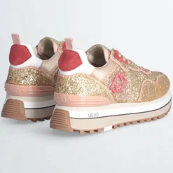Liu-Jo Baskets|Sneakers Marion strass doré/rose
