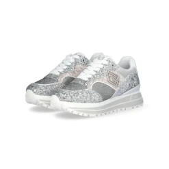 Liu-Jo Baskets|Sneakers Maxi Wonder Argentées