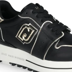 Liu-Jo Baskets|Sneakers Maxi Wonder Noires Or Clairs