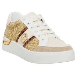 CafèNoir Baskets|Sneakers Plato blanc/doré