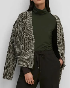 Marc O'Polo Pulls|Sous pull en Coton mélangé Manches longues kaki