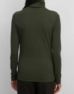 Marc O'Polo Pulls|Sous pull en Coton mélangé Manches longues kaki