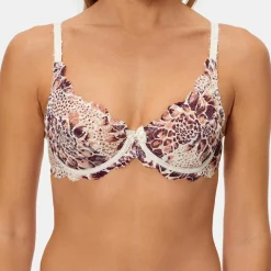 Playtex Lingerie, Nuit|Soutien-gorge avec armatures Flower Elegance dalhia blanc