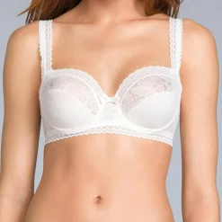 Playtex Lingerie, Nuit|Soutien-gorge balconnet Invisible Elegance nacre