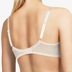 Chantelle Lingerie, Nuit|Soutien-gorge enveloppant Réaumur blanc talc