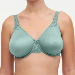 Chantelle Lingerie, Nuit|Soutien-gorge Enveloppant Moulé avec armatures Hedona vert treillis