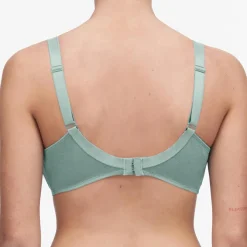 Chantelle Lingerie, Nuit|Soutien-gorge Enveloppant Moulé avec armatures Hedona vert treillis