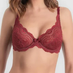 Playtex Lingerie, Nuit|Soutien-Gorge Flower Elegance rouge carmin
