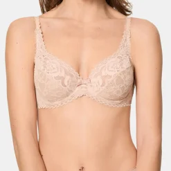 Playtex Lingerie, Nuit|Soutien-gorge Flower Elegance beige