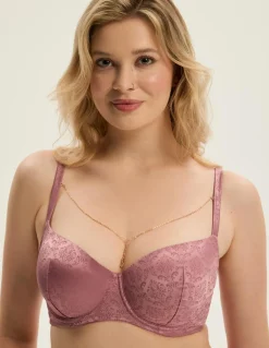 Esotiq Lingerie, Nuit|Soutien-gorge K Charm2 Rose Poudre