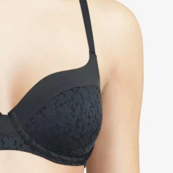 Femilet Lingerie, Nuit|Soutien-gorge Norah en dentelle gris bleu