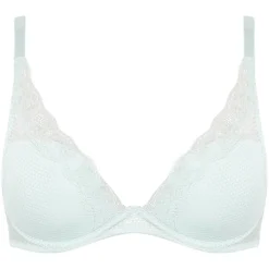 Passionata Lingerie, Nuit|Soutien-gorge plongeant Brooklyn bleu clair