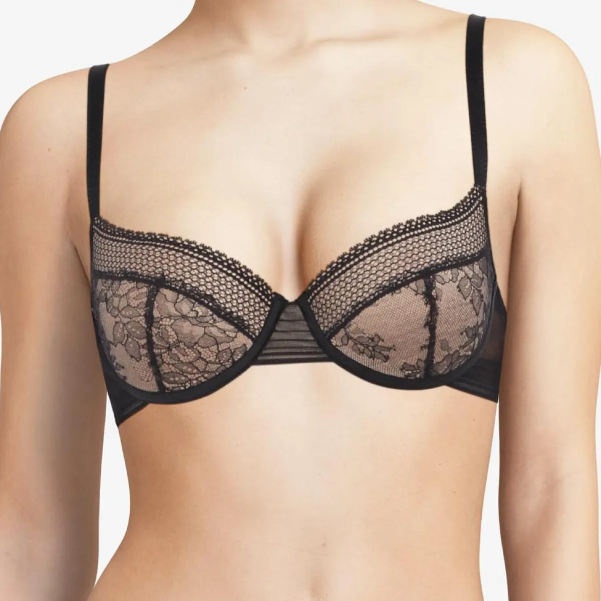 Passionata Lingerie, Nuit|Soutien-gorge push-up Sukeban noir