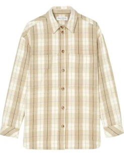Marc O'Polo Chemises|Surchemise à carreaux beige