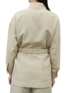 Marc O'Polo Chemises|Surchemise Ceinturée en Lin mélangé beige clair