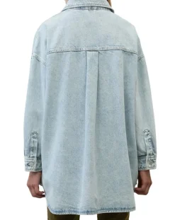 Marc O'Polo Chemises|Surchemise en jean poches bleu clair