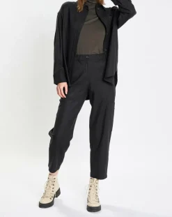 Marc O'Polo Chemises|Surchemise en Laine mélangée noire